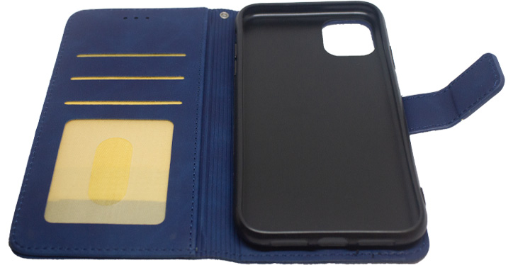 Binfen flipové pouzdro na iPhone Modré